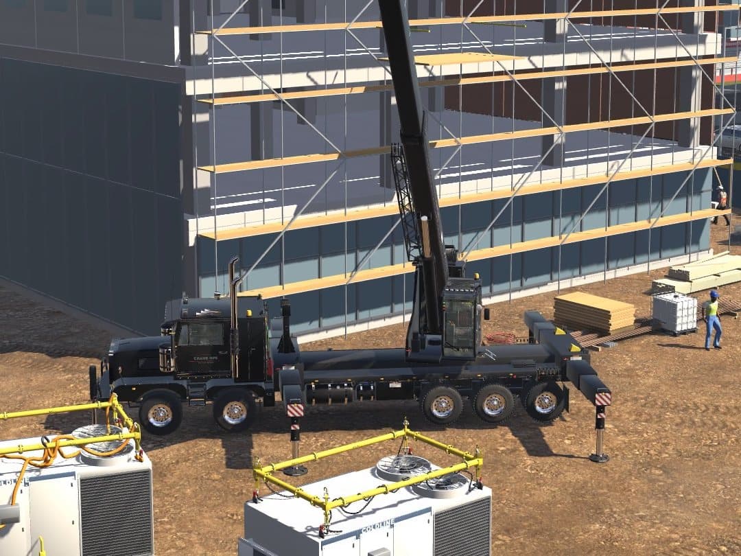 C500 boom truck in the game